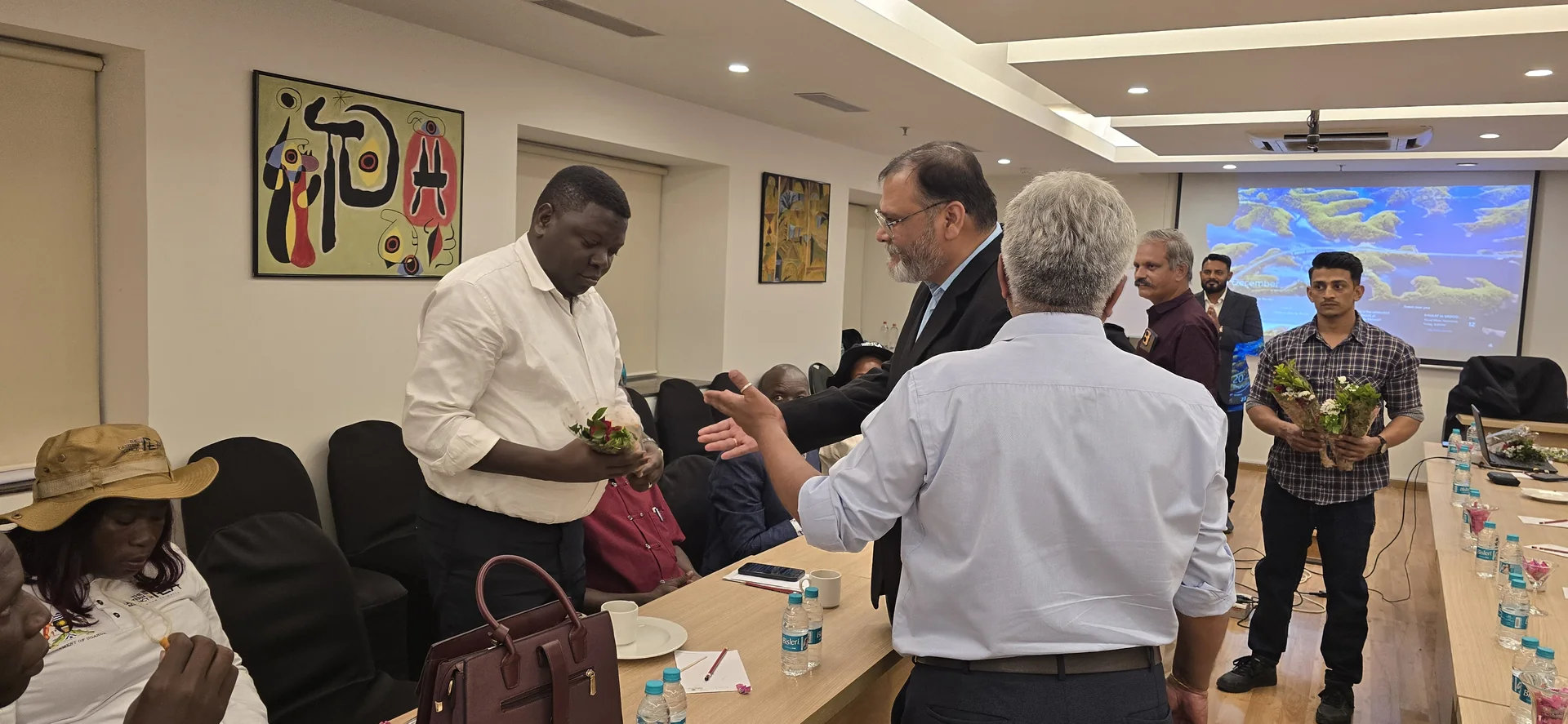 TEA visit to India with government officials (1076)